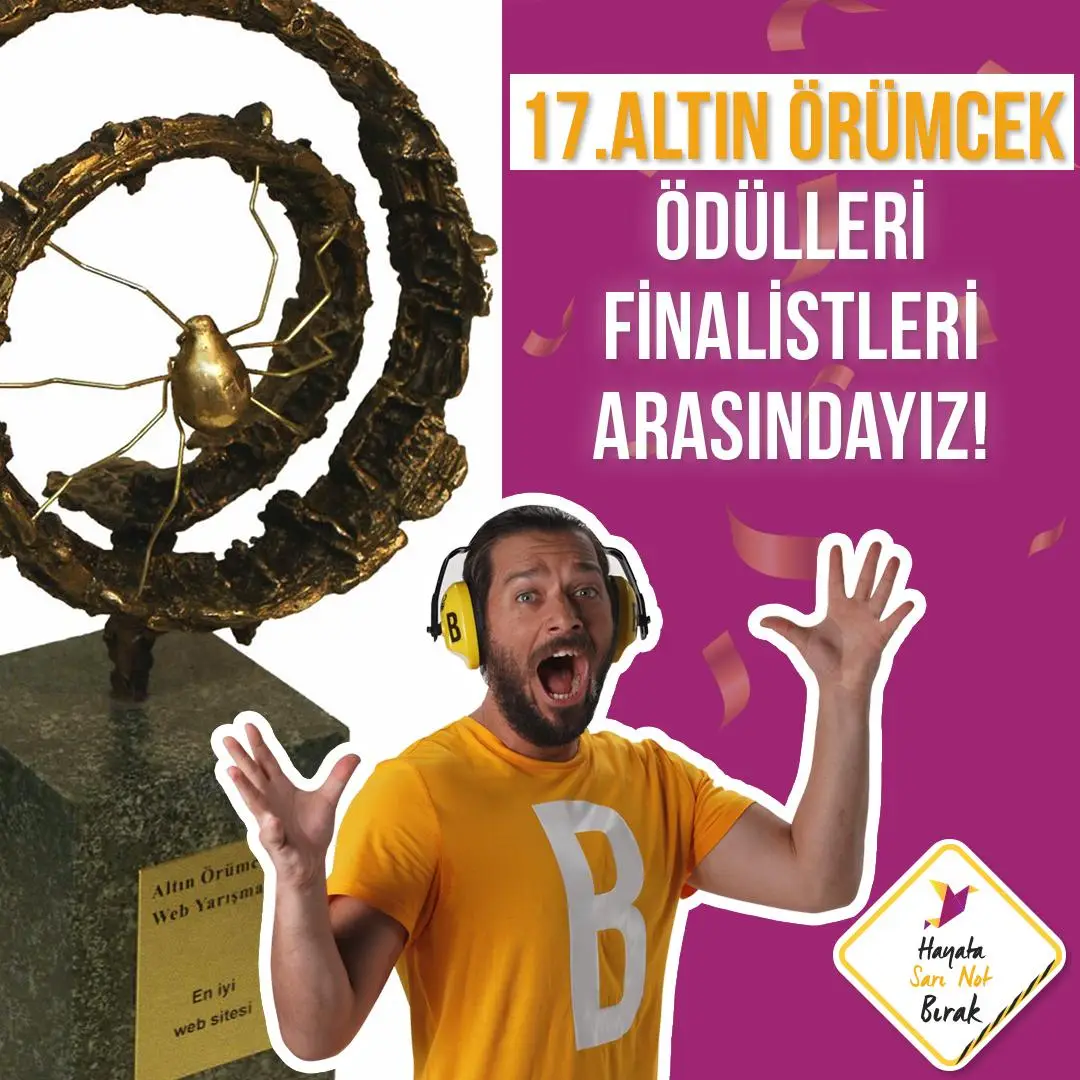 17. Altın Örümcek Ödülleri Finalistleri Arasındayız!