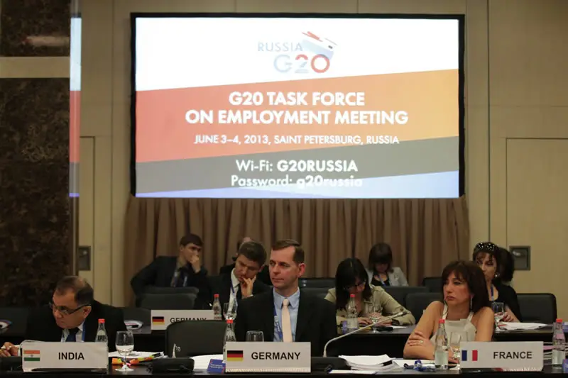 G20 Çalışma Bakanları ile Müzakere Toplantısı