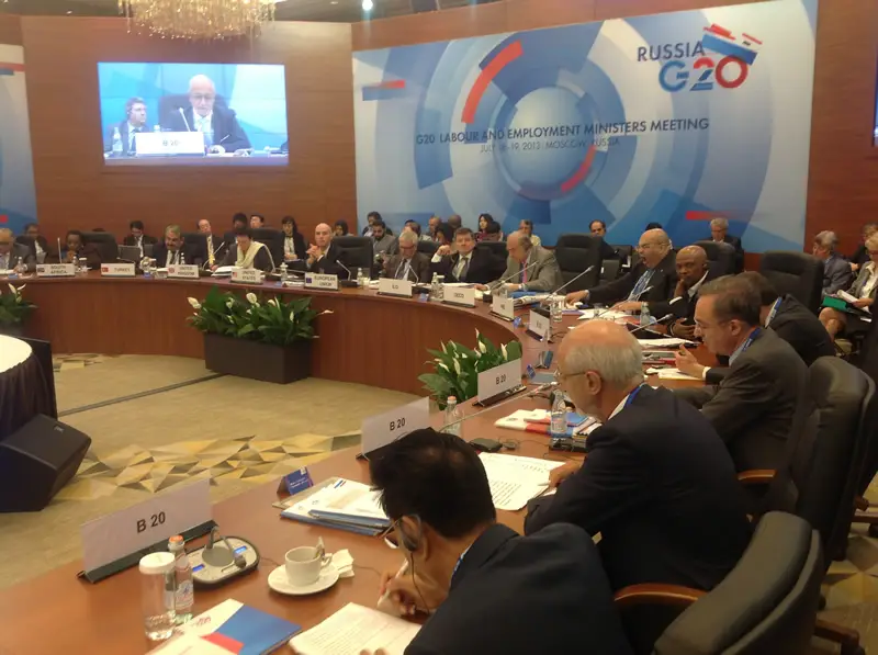 G20 Çalışma Bakanları ile Müzakere Toplantısı