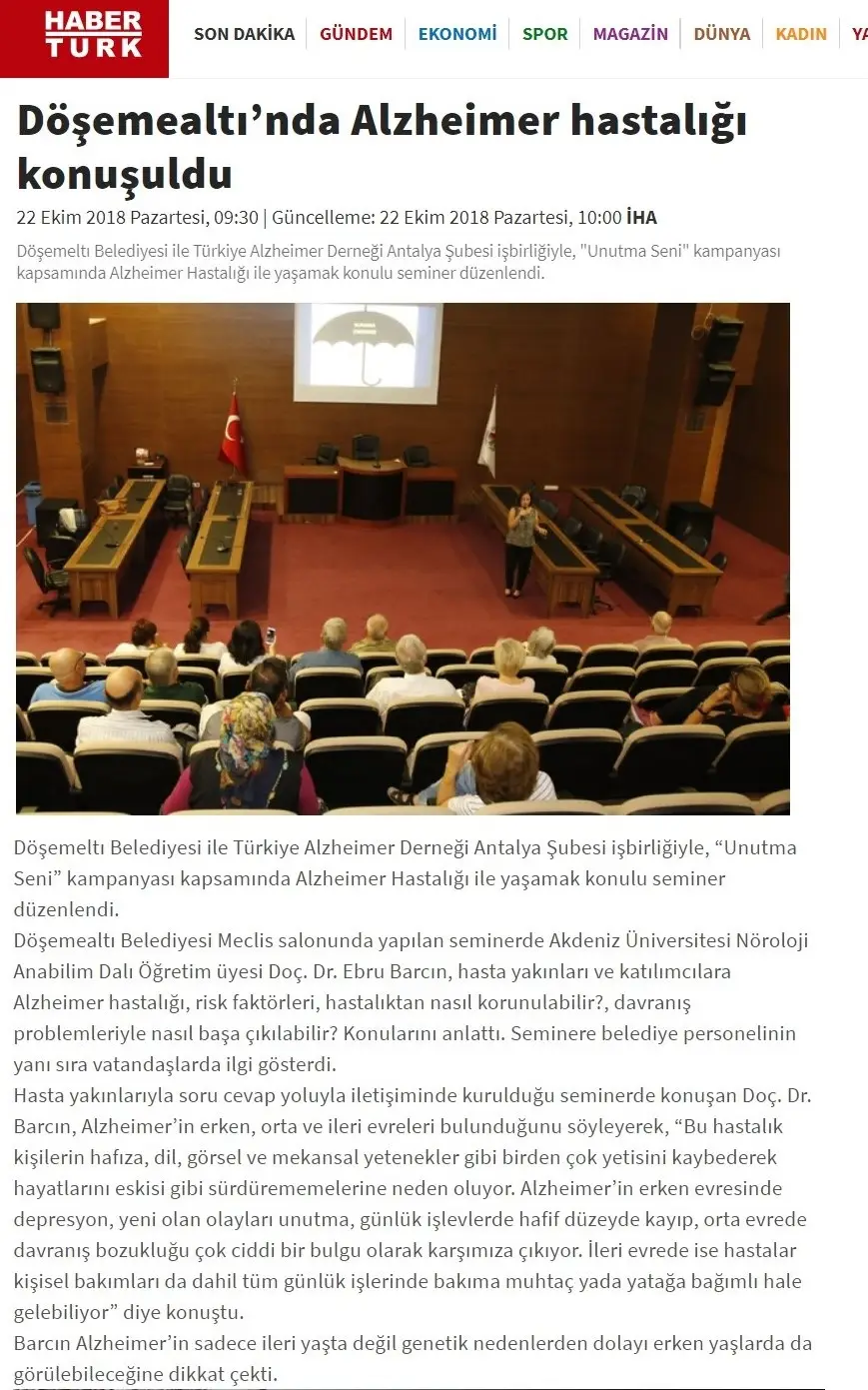 Unutma Seni - HaberTürk Gazetesi Haberimiz