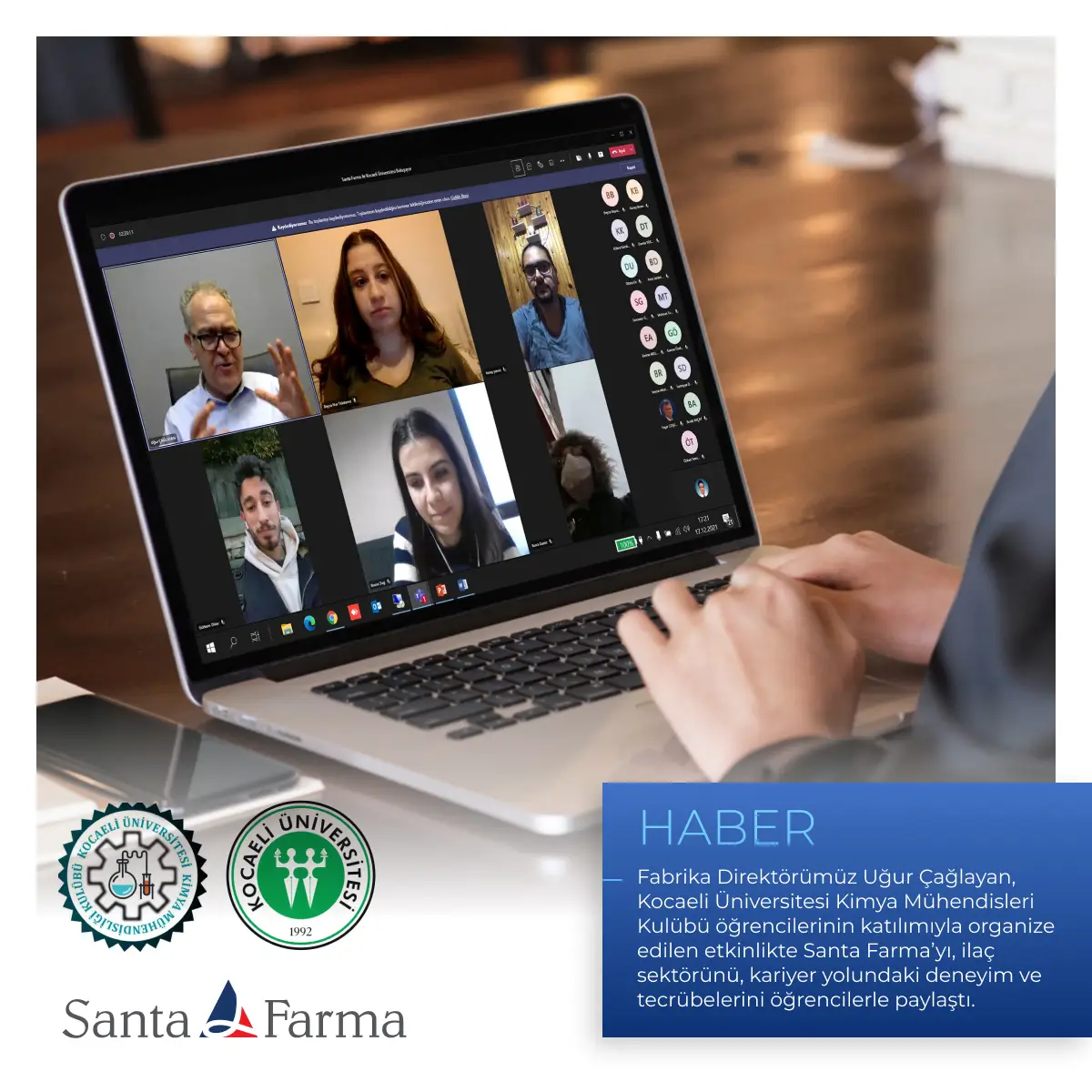 Fabrika Direktörümüz Uğur Çağlayan Kocaeli Üniversitesi Öğrencileriyle Buluştu