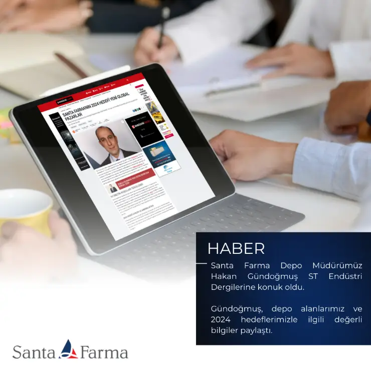 Santa Farma Depo Müdürümüz Hakan Gündoğmuş ST Endüstri Dergilerine Konuk Oldu