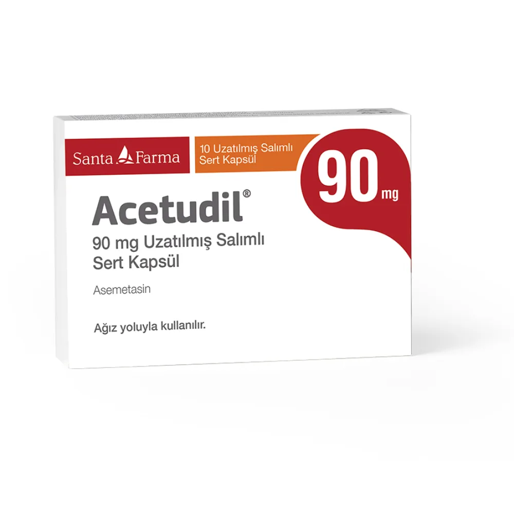 Acetudil 90 mg Kapsül