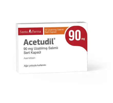 Acetudil 90 mg Kapsül