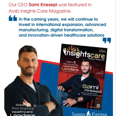 Our CEO Sami Kiresepi was Featured in Arab Insights Care Magazine