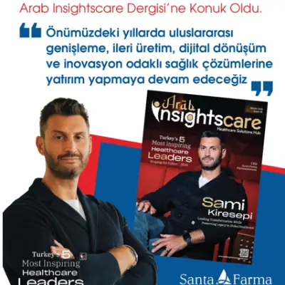 CEO'muz Sami Kiresepi, Arab Insights Care Dergi'sine Konuk Oldu