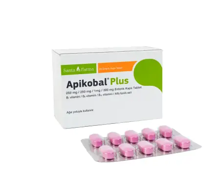 Apikobal Plus Enterik Kaplı Tablet