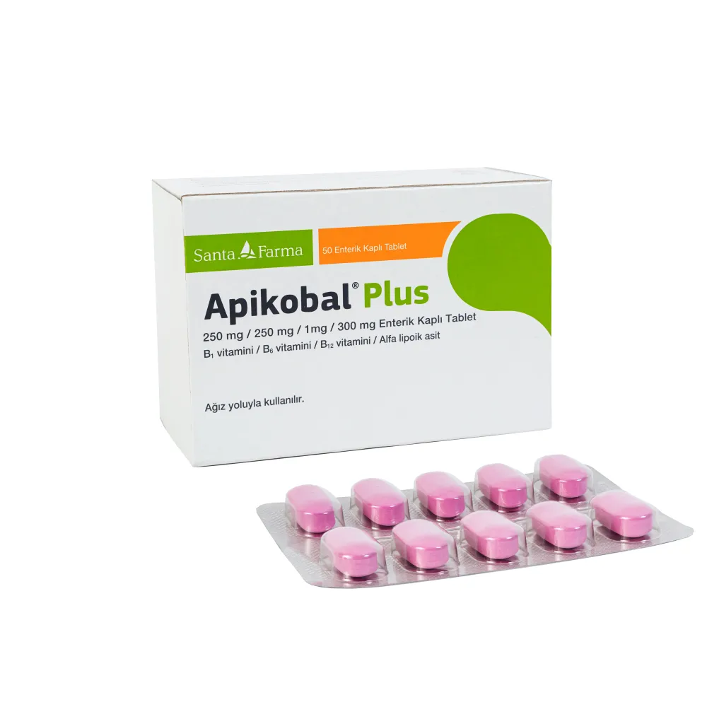 Apikobal Plus Enterik Kaplı Tablet