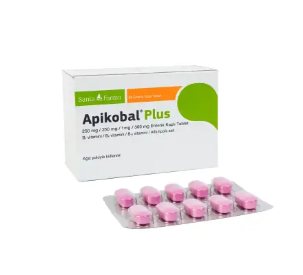 Apikobal Plus Enterik Kaplı Tablet