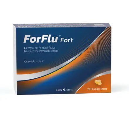 Forflu Fort 400 mg/30 mg Film Kaplı Tablet